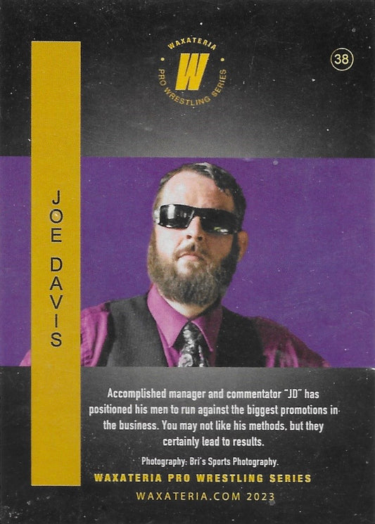 JOE Davis trading card PW Catalog