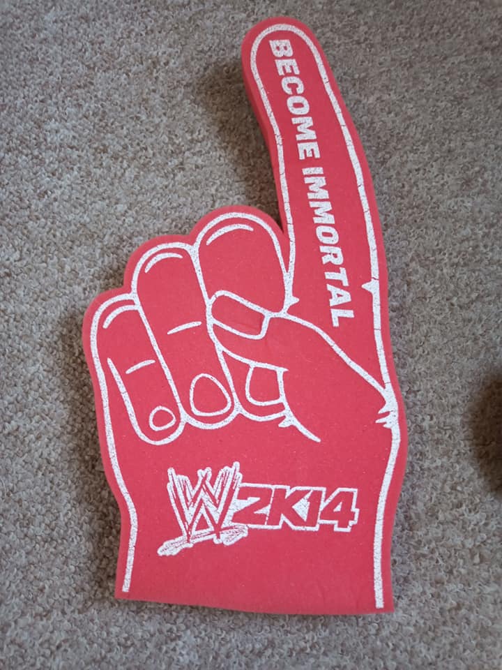 WWE 2K14 video game Promotional Foam Finger