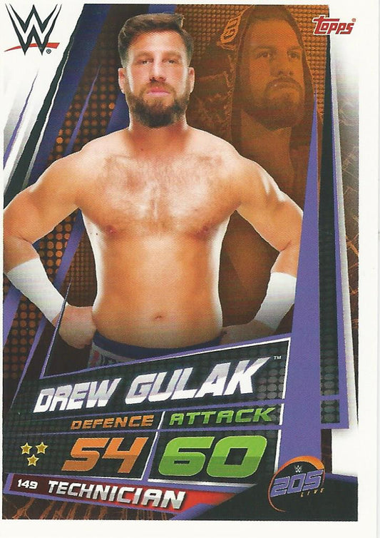 WWE Topps Slam Attax Universe 2019 Drew Gulak #149