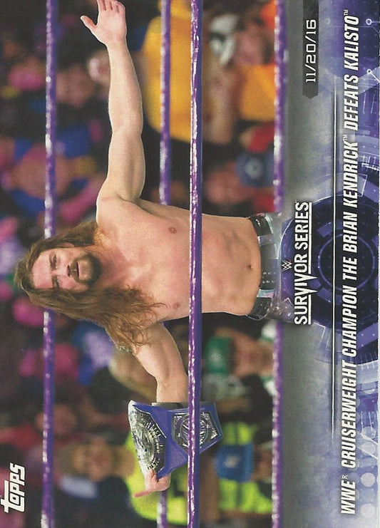WWE Topps Road to Wrestlemania 2018 Brian Kendrick #49