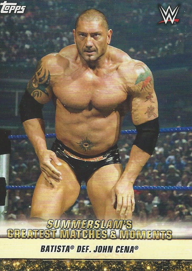 WWE Topps Summerslam 2019 Batista GM-28 trading card PW Catalog