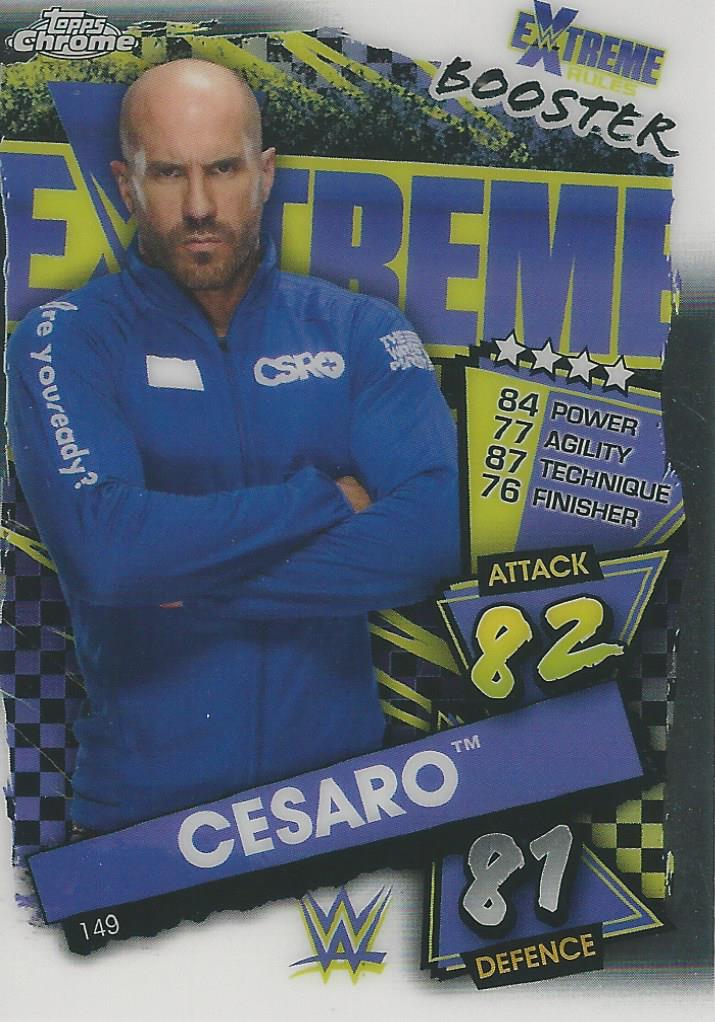 WWE Topps Slam Attax Chrome 2021 Cesaro #149