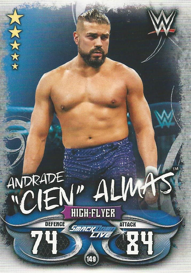 WWE Topps Slam Attax Live 2018 Andrade #149