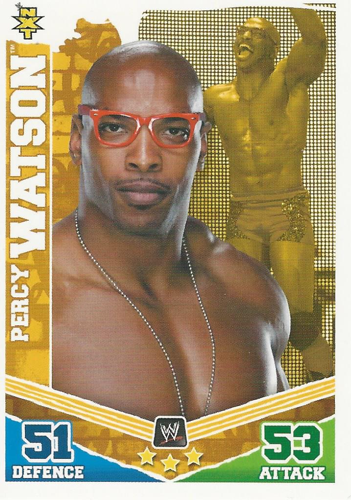WWE Topps Slam Attax Mayhem 2010 Percy Watson NXT #149