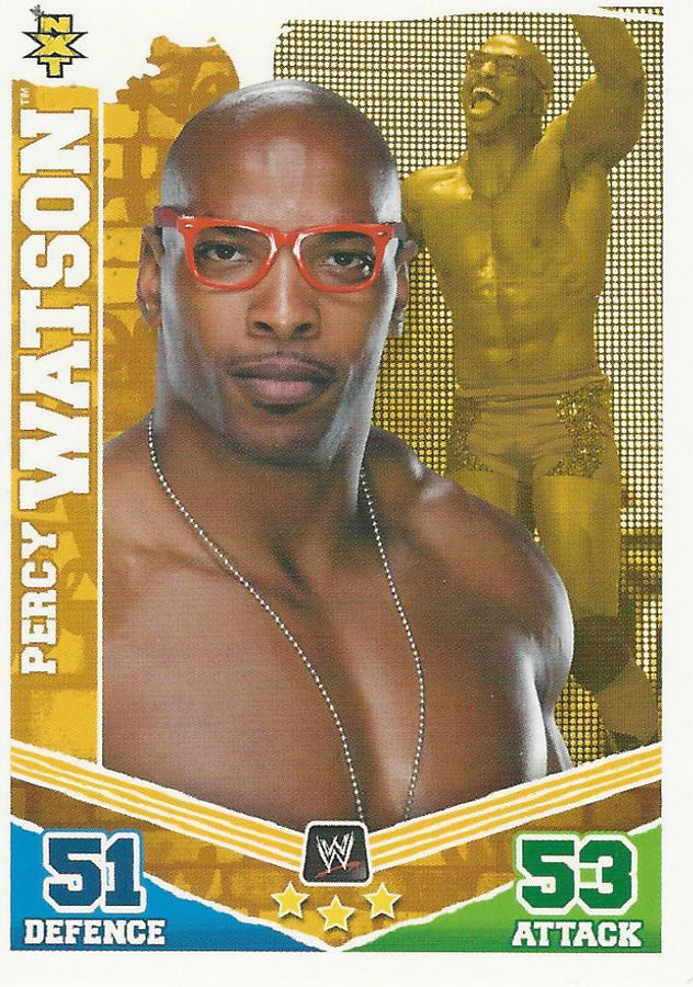 WWE Topps Slam Attax Mayhem 2010 Percy Watson NXT #149