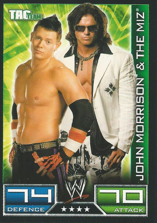 WWE Topps Slam Attax 2008 John Morrison and The Miz #149