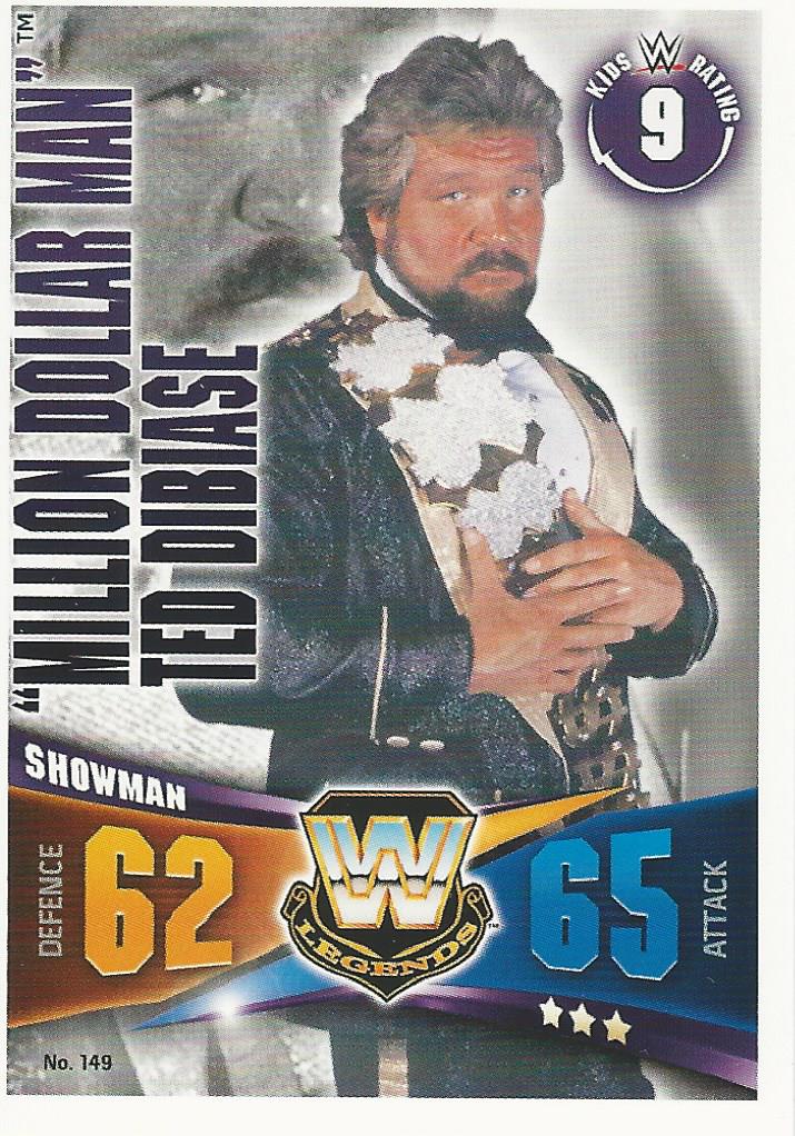 WWE Topps Slam Attax Rivals 2014 Million Dollar Man Ted Dibiase #149