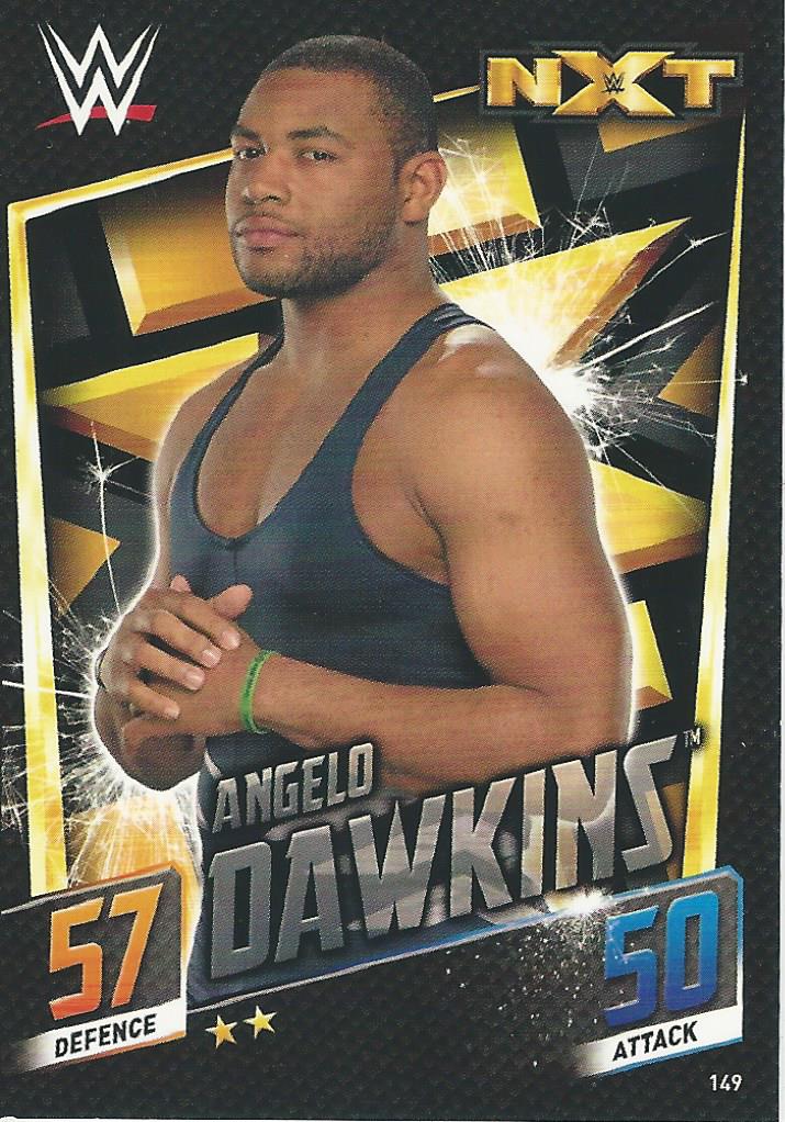 WWE Topps Slam Attax 2015 Then Now Forever Angelo Dawkins #149 NXT
