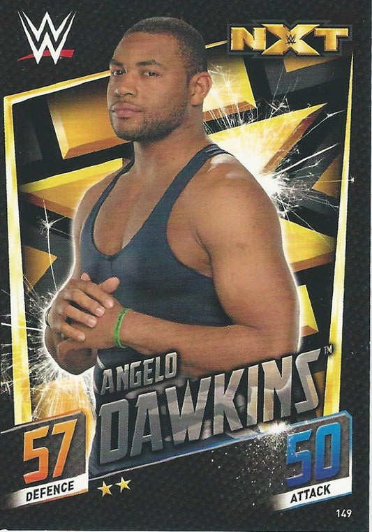 WWE Topps Slam Attax 2015 Then Now Forever Angelo Dawkins #149 NXT