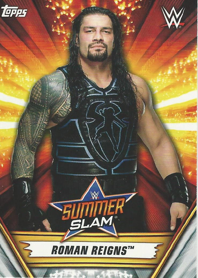 WWE Topps Summerslam 2019 Roman Reigns #14