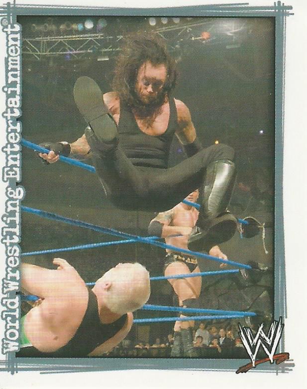 WWE Topps Superstars Uncovered 2007 Sticker Undertaker #14