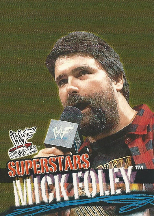 WWF Fleer Wrestlemania 2001 Mick Foley #14