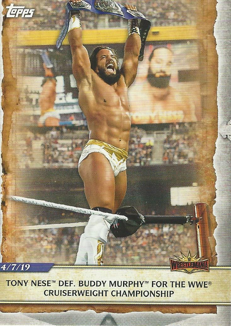 WWE Topps Road to Wrestlemania 2020 Tony Nese #14