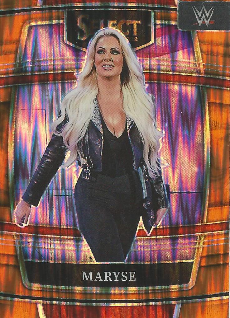 WWE Panini Select 2022 Maryse #14 Orange Flash