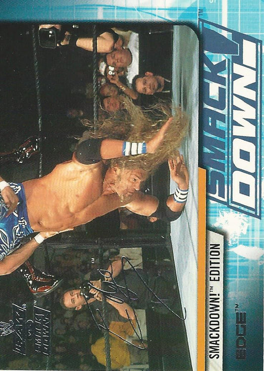 WWE Fleer Raw vs Smackdown 2002 Edge #14