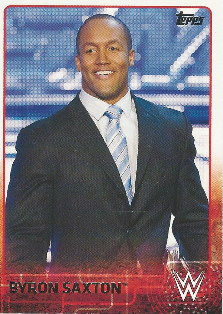 WWE Topps 2015 Byron Saxton #14
