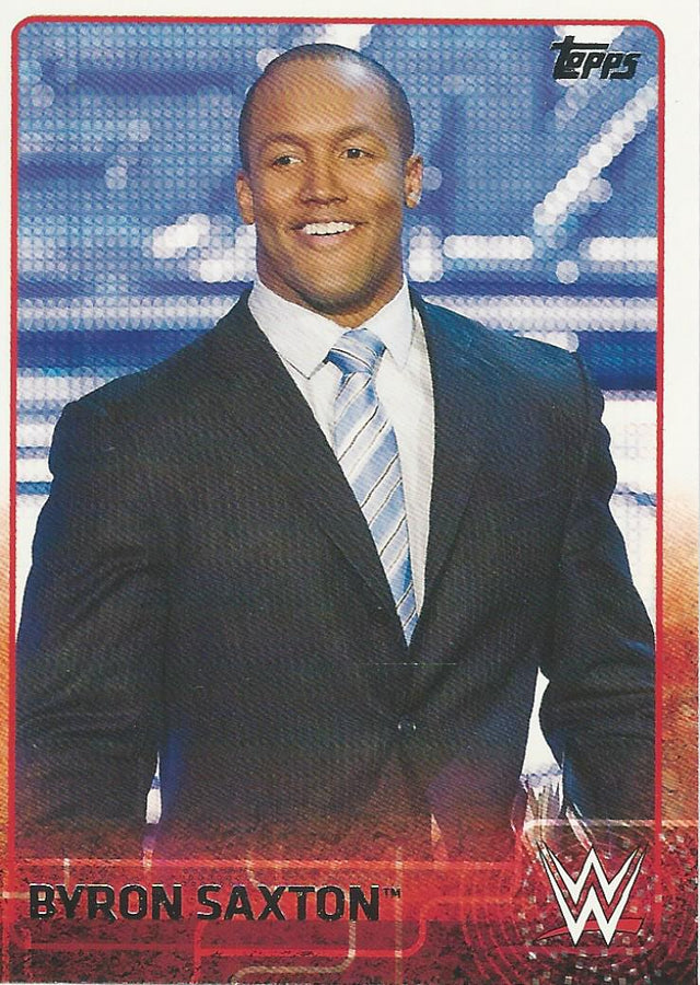 WWE Topps 2015 Byron Saxton #14