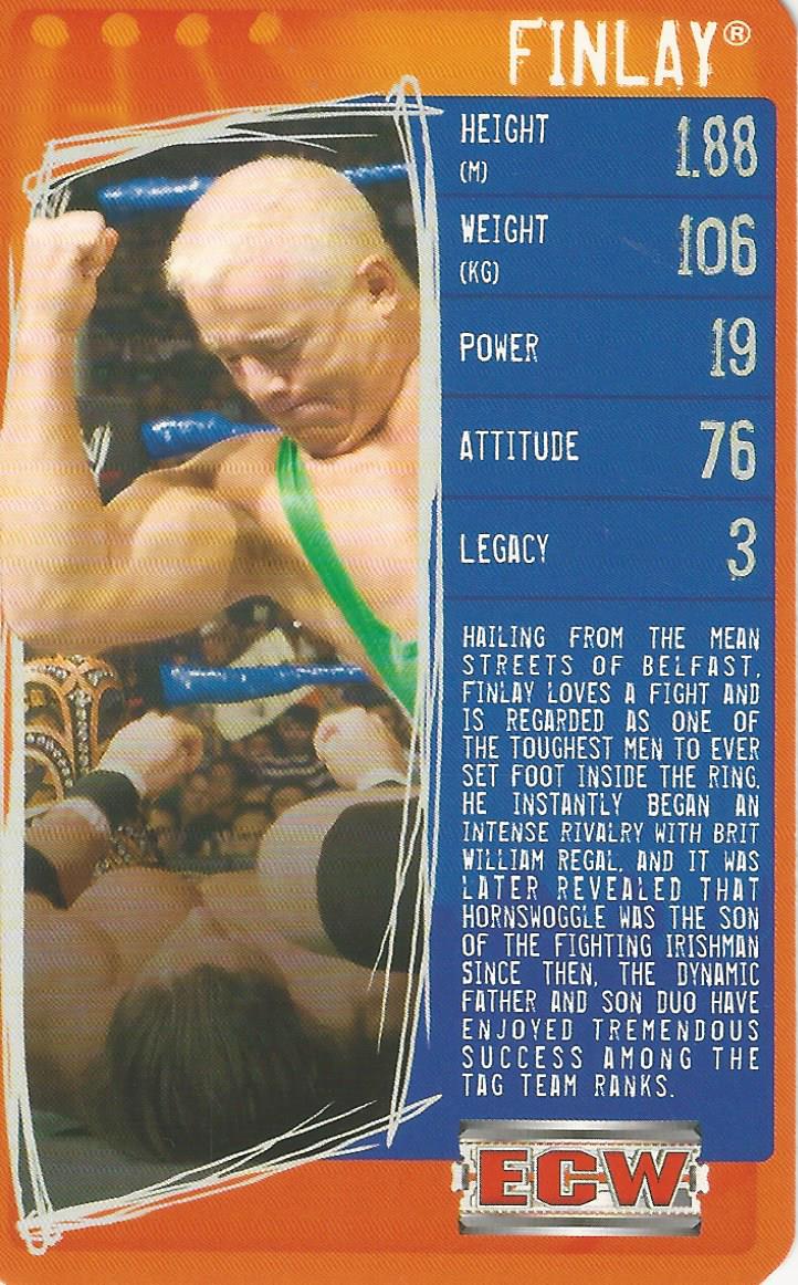 WWE Top Trumps Specials 2009 Finaly trading card PW Catalog