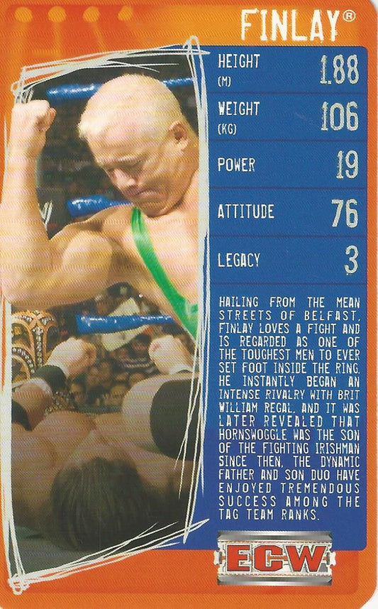 WWE Top Trumps Specials 2009 Finaly trading card PW Catalog