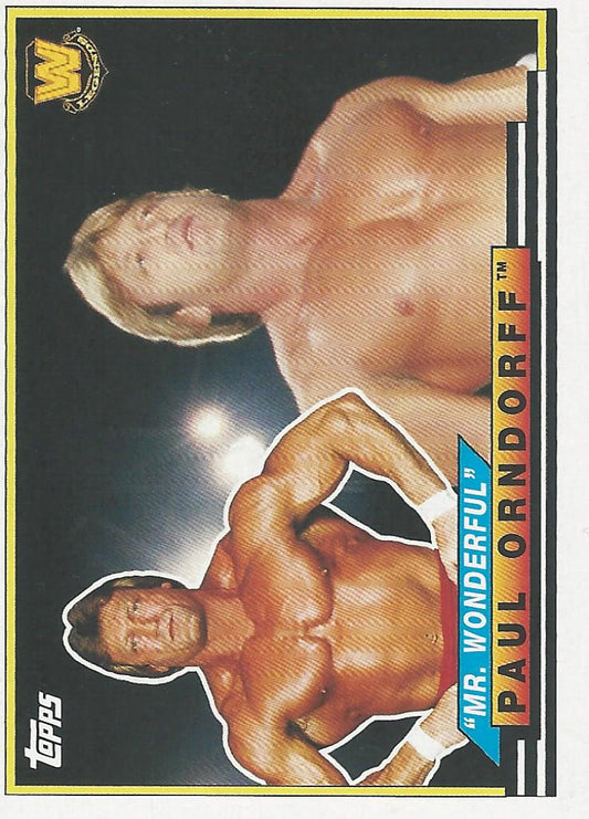 WWE Topps Heritage 2018 Paul Orndorff BL-37 trading card PW Catalog