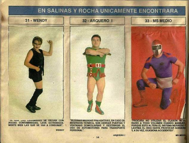 Super Album de Luchas Stickers Album 1991 From Mexico Stickers Album PW Catalog