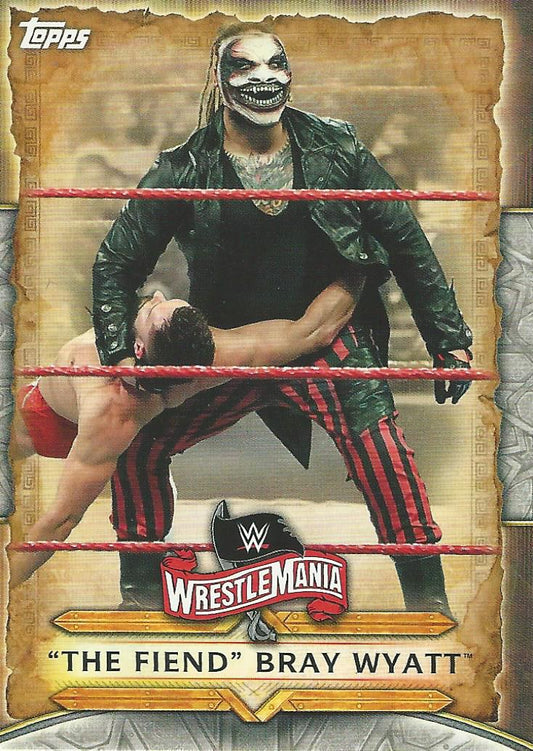 WWE Topps Road to Wrestlemania 2020 Bray Wyatt WM-14 trading card PW Catalog