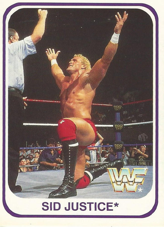 WWF Merlin 1991 Sid Justice #14