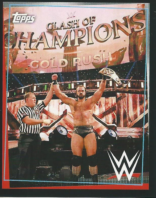 WWE Topps Road to Wrestlemania Stickers 2021 Drew McIntyre #14