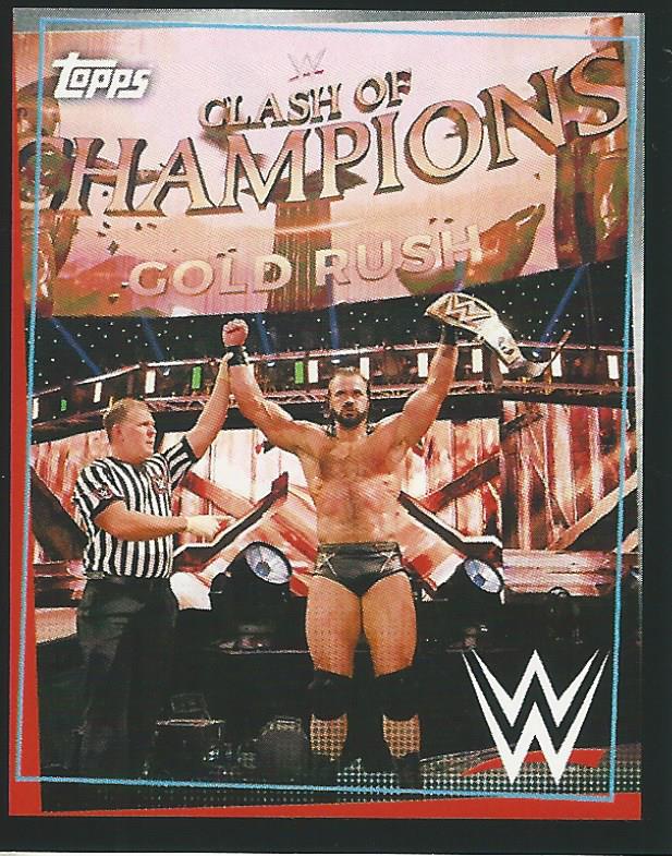 WWE Topps Road to Wrestlemania Stickers 2021 Drew McIntyre #14