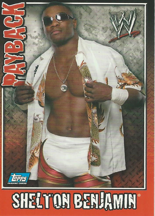 WWE Topps Payback 2006 Shelton Benjamin #14