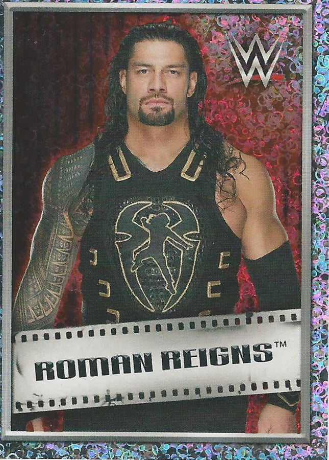 WWE Topps 2018 Stickers Roman Reigns Foil #14