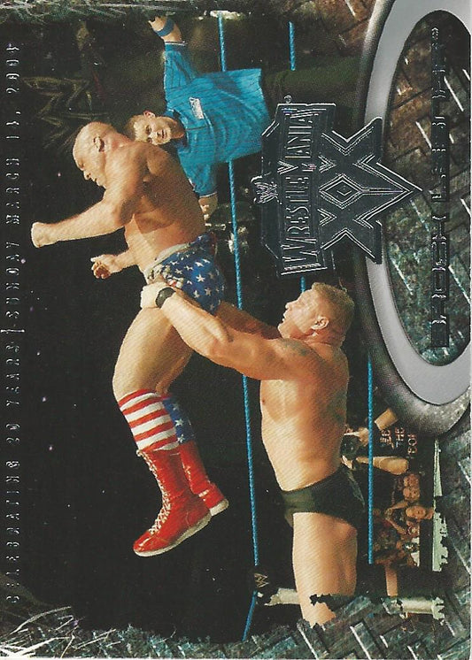 WWE Fleer Wrestlemania XX 2004 Brock Lesnar #14
