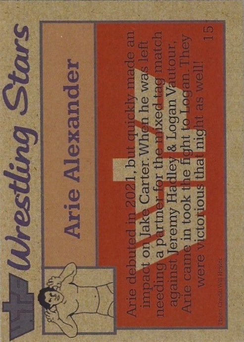 Arie Alexander trading card PW Catalog