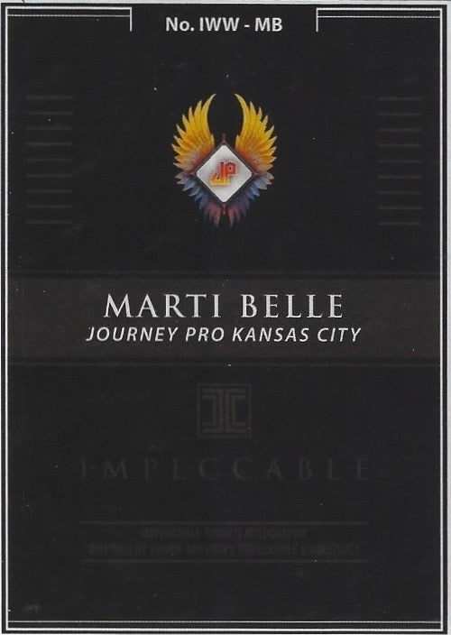 Marti Belle – Journey Pro trading card PW Catalog