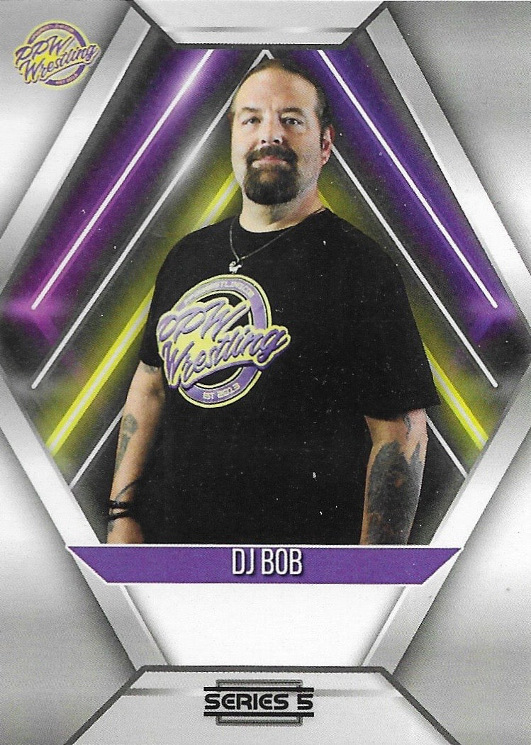 DJ BOB trading card PW Catalog