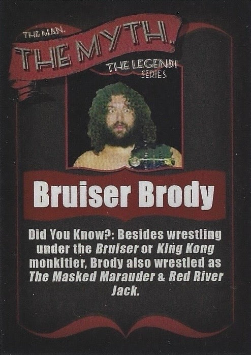 Bruiser Brody trading card PW Catalog