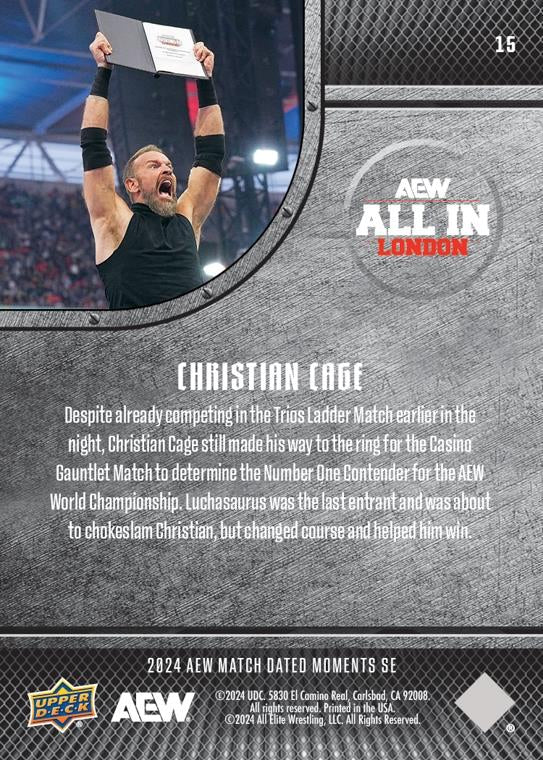 Christian Cage – Christian Cage Receives an Assist to Win the Casino Gauntlet and Earns a Future Championship Match