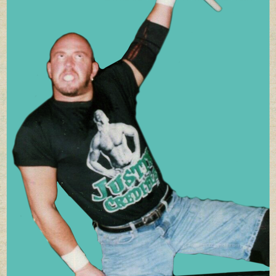 Justin Credible trading card PW Catalog