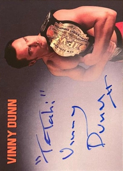 Vinny Dunn trading card PW Catalog