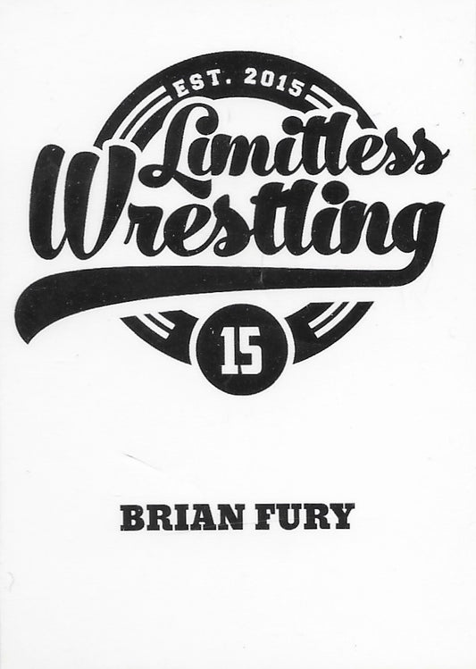 “The Firebrand” Brian Fury trading card PW Catalog