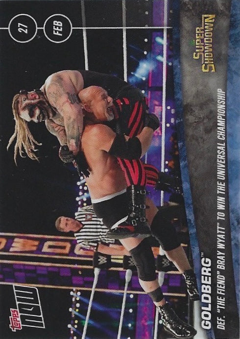 Goldberg DEF. “the Fiend” Bray Wyatt to Win the Universal Championship