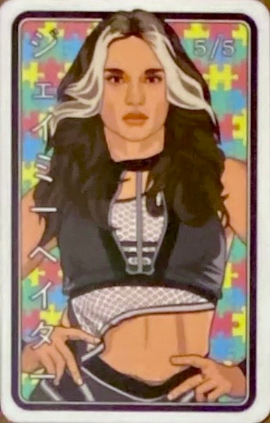 Jamie Hayter trading card PW Catalog