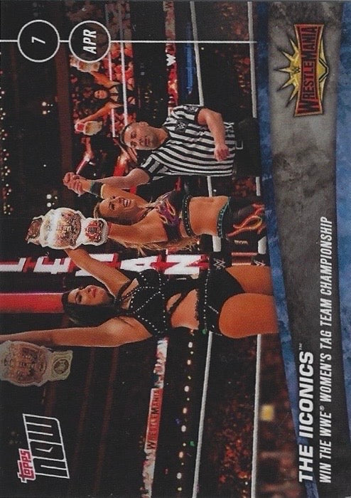 The Iiconics Win the WWE Women’s TAG Team Championship trading card PW Catalog