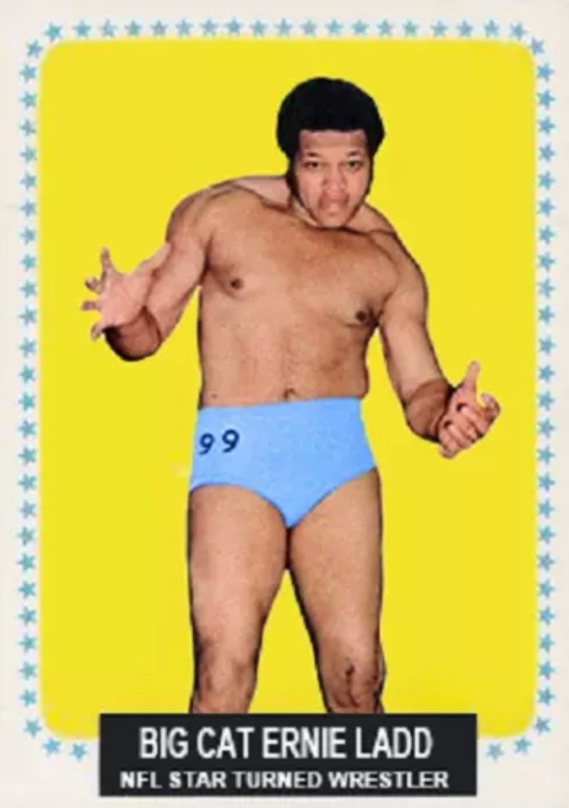 Big Cat Ernie Ladd trading card PW Catalog