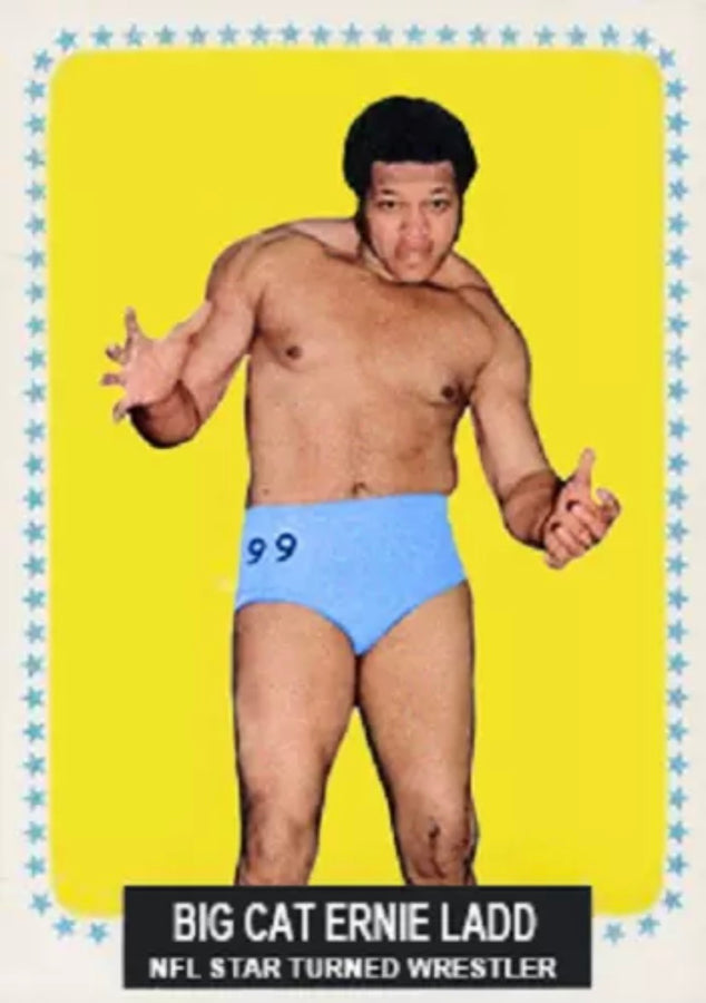 Big Cat Ernie Ladd trading card PW Catalog
