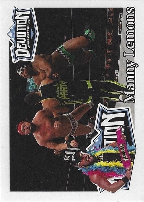 Manny Lemons trading card PW Catalog
