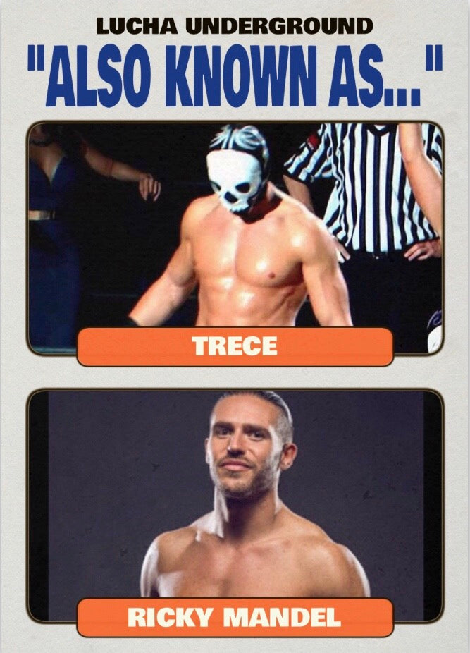 Trece / Ricky Mandel trading card PW Catalog