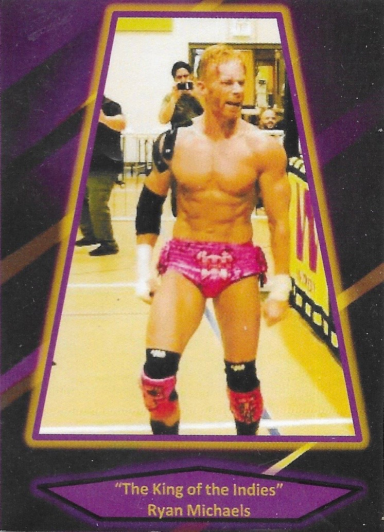 “The King of the Indies” Ryan Michaels trading card PW Catalog