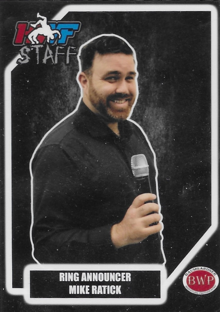 Ring Announcer Mike Ratick