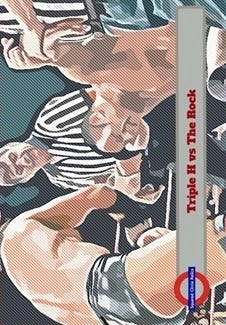 Triple H vs the Rock